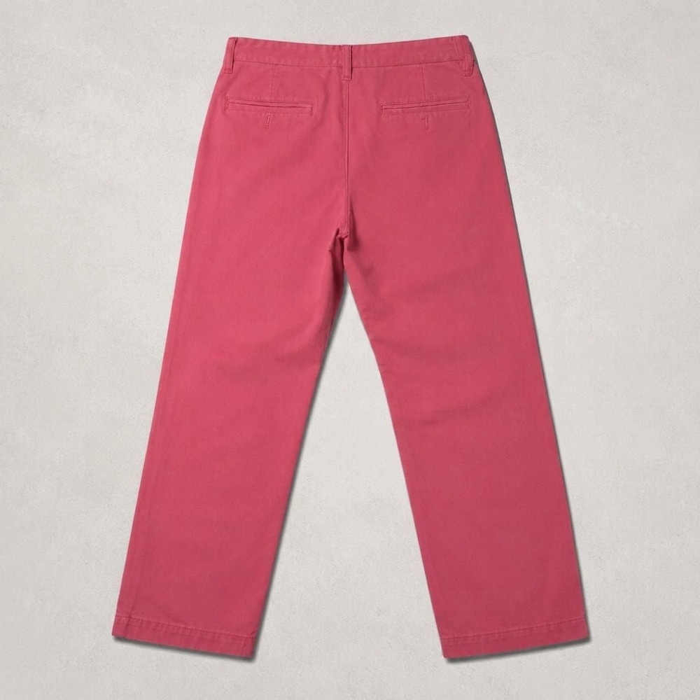 Nautica Classic NauticaFlex Coral Chino Pants 30x30 Straight Leg Pink Red